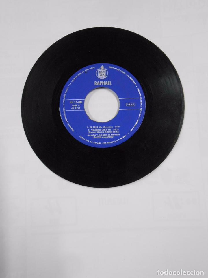 Discos de vinilo: RAPHAEL. AL PONER EL SOL. YO SOLO. SIN CARPETA. TDKDS9 - Foto 1