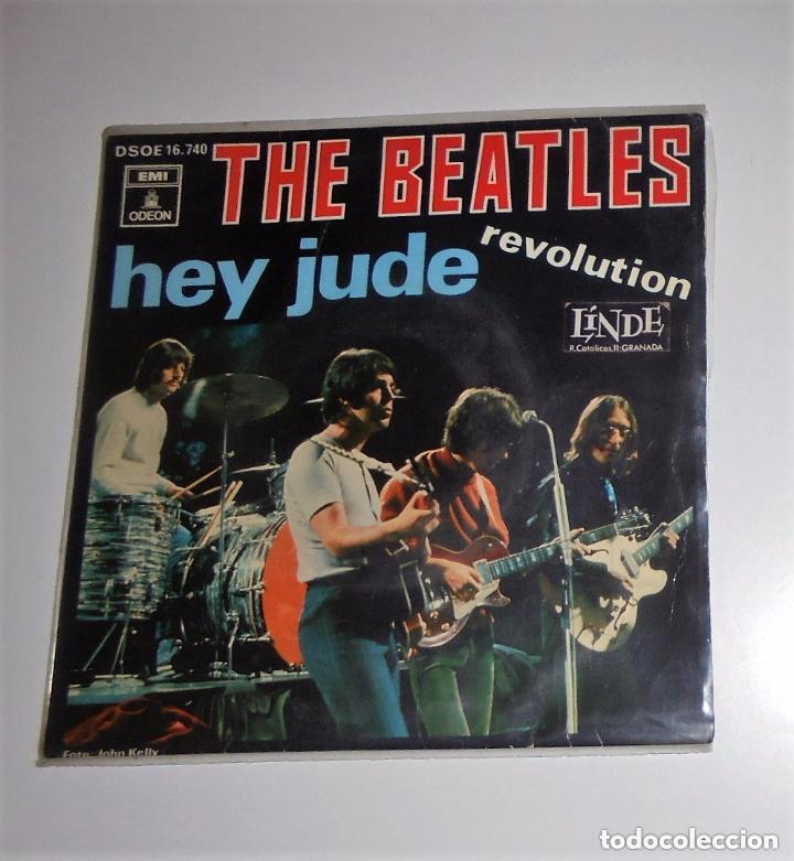 Discos de vinilo: THE BEATLES - HEY JUDE / REVOLUTION - Foto 1