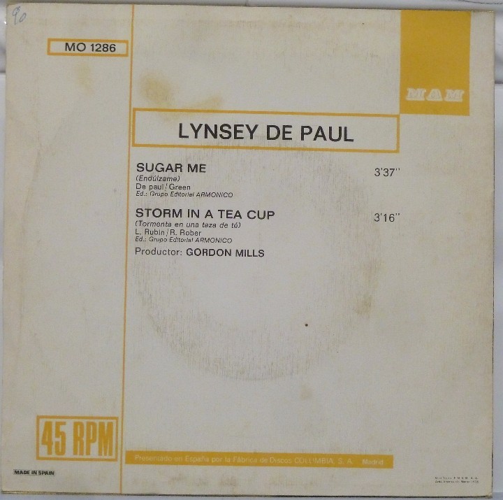 Discos de vinilo: LINSEY DE PAUL - Foto 2