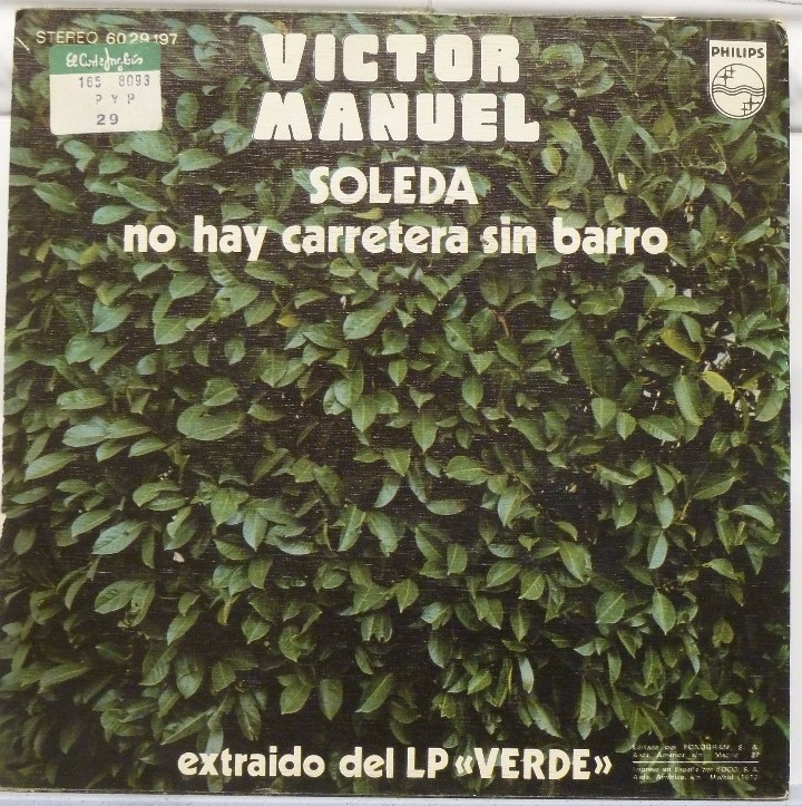 Discos de vinilo: VICTOR MANUEL - SOLEDA - Foto 2
