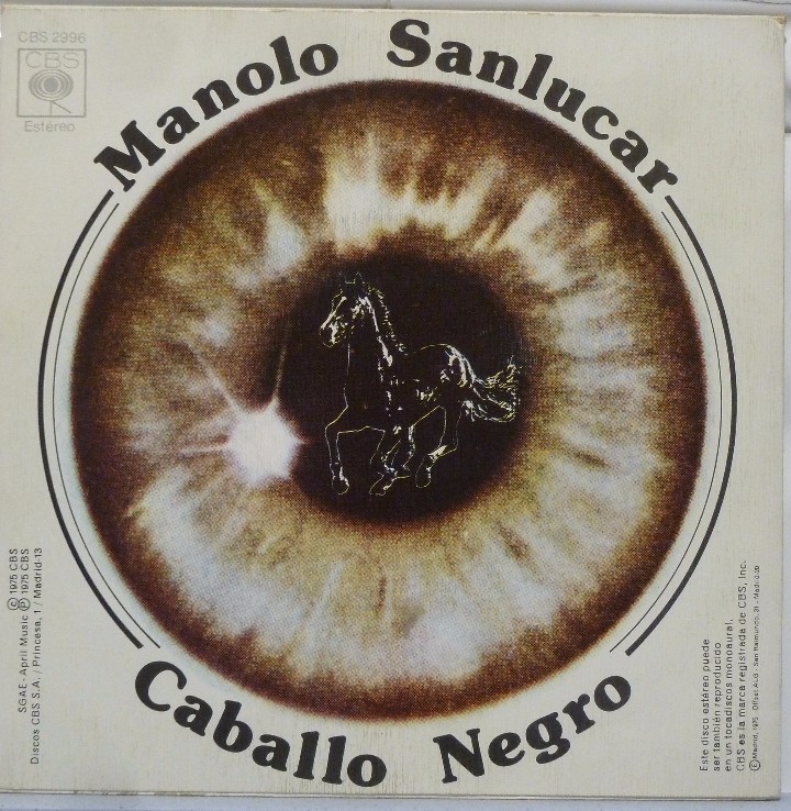Discos de vinilo: MANOLO SANLUCAR - CABALLO NEGRO - Foto 2