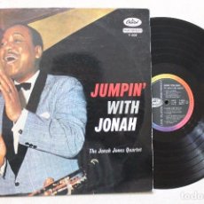 Discos de vinilo: THE JONAH JONES QUARTET JUMPIN' WITH JONAH LP VINYL MADE IN FRANCE 1958. Lote 103341283