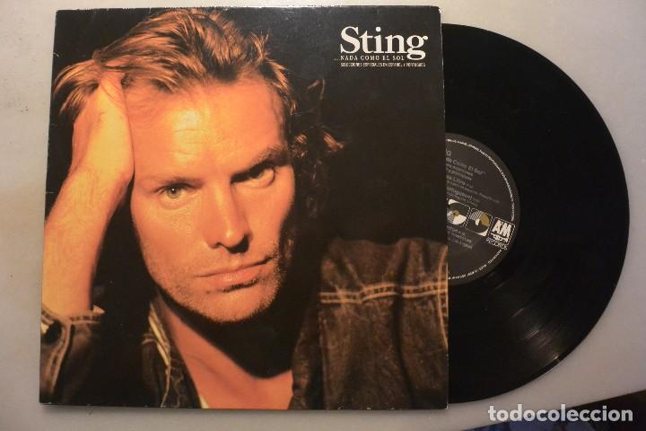 Discos de vinilo: DISCO SINGLE STING NADA COMO EL SOL. ESPA&Ntilde;OL PORTUGUES - Foto 1