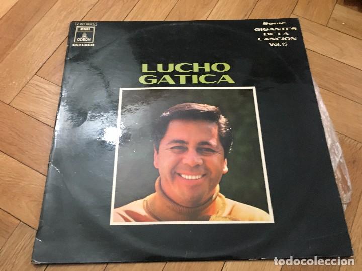 Disques de vinyle: VINILO LUCHO GATICA-GIGANTES DE LA CANCION VOL 15-EMY ODEON