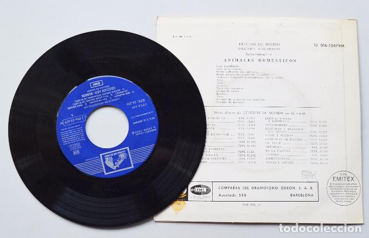 Discos de vinilo: EFECTOS DE SONIDO - ANIMALES DOMESTICOS - 4 - Foto 2