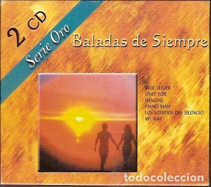 Discos de vinilo: SERIE ORO BALADAS DE SIEMPRE 2 CD - Foto 1