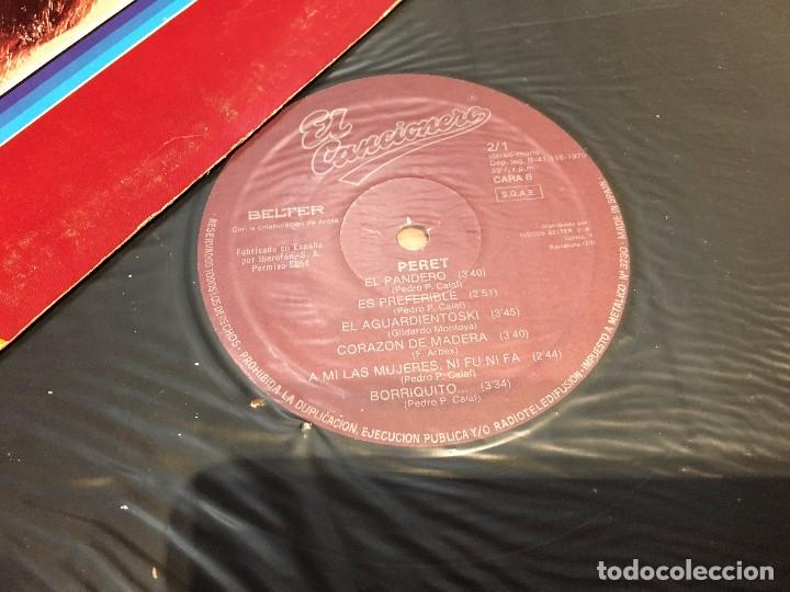 Discos de vinilo: VINILO EL CANCIONERO N&ordm; 1 PERET - Foto 2