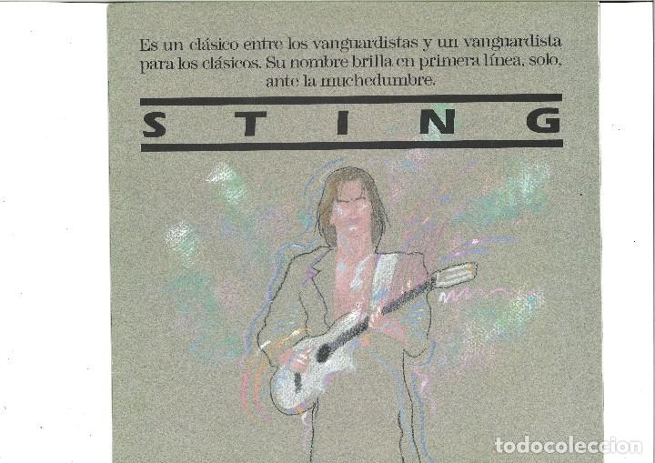 Discos de vinilo: STING. Nada como el sol (vinilo mini album 1988) - Foto 1