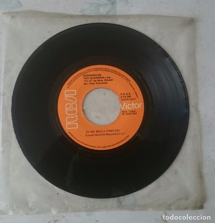 Disques de vinyle: The Showmen: Tu sei bella come sei / Dedicato a te (Rca 1969)