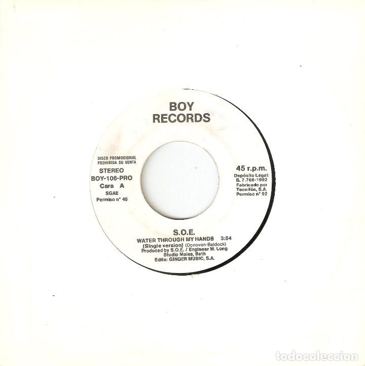 Discos de vinilo: Vendo Single de S.O.E. (Mas informacion en el interior). - Foto 1