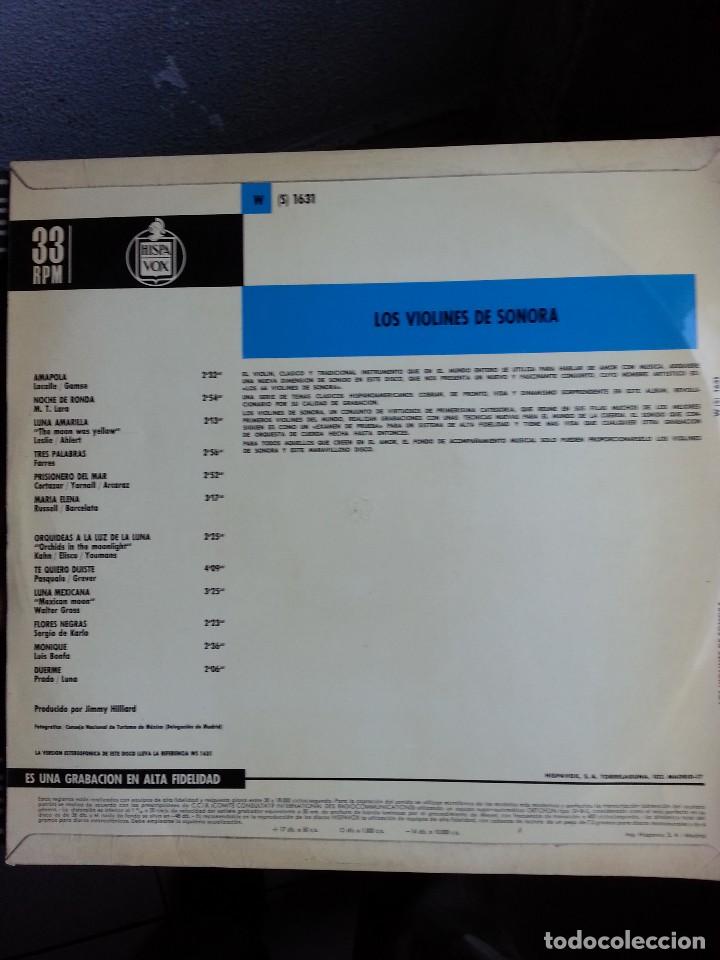 Discos de vinilo: 66 VIOLINES DE SONORA . - Foto 2