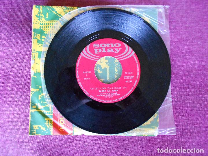 Discos de vinilo: BARRY ST. JOHN SINGLE CRY SONOPLAY 1969 - Foto 2