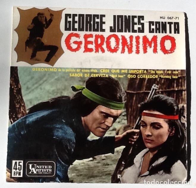 Discos de vinilo: GEORGE JONES, GERONIMO +ROOT BEER + RUNNING BEAR +1 - Foto 1