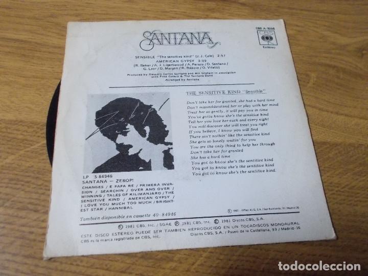 Discos de vinilo: SANTANA, SENSIBLE, AMERICAN GYPSY. - Foto 2