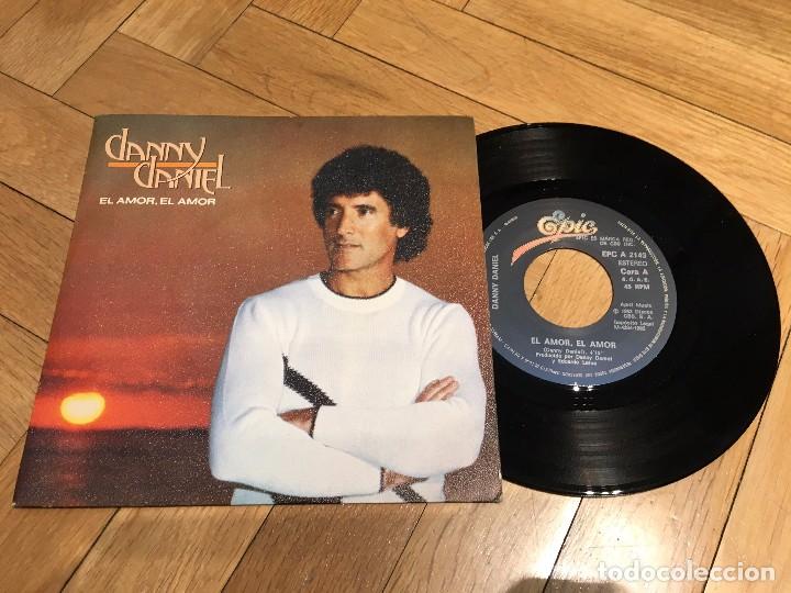Discos de vinilo: VINILO SINGLE DANNY DANIEL EPIC EL AMOR, EL AMOR 1982 - Foto 1