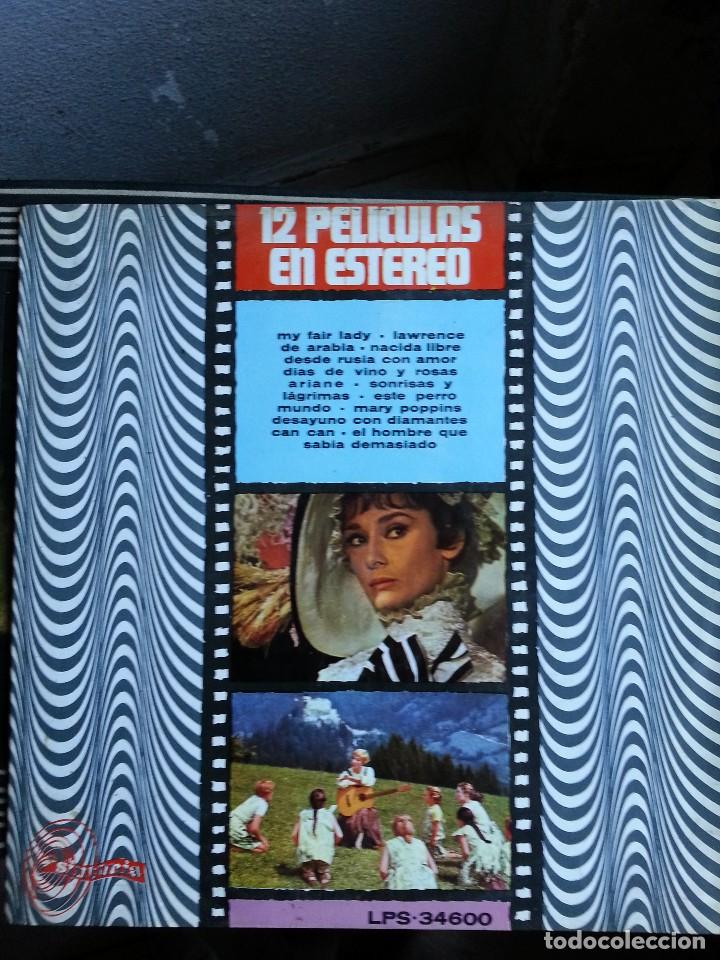 Discos de vinilo: 12 PELICULAS EN ESTEREO . - Foto 1
