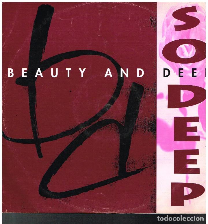 Discos de vinilo: BEAUTY & DEEP - SO DEEP (2 VERSIONES) - MAXISINGLE - ED. ALEMANIA - Foto 1