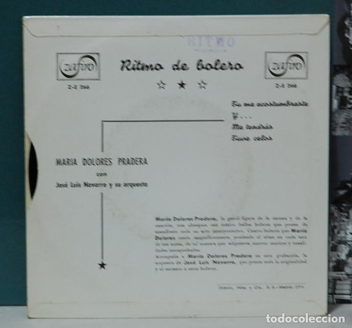 Discos de vinilo: M&ordf; Dolores Pradera. Zafiro 1962. EP - Foto 2