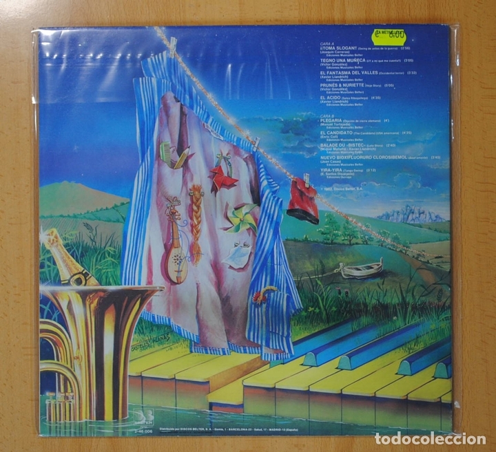 Discos de vinilo: HUAPACHA COMBO - QUE BORDE ERA MI VALLE - LP - Foto 2