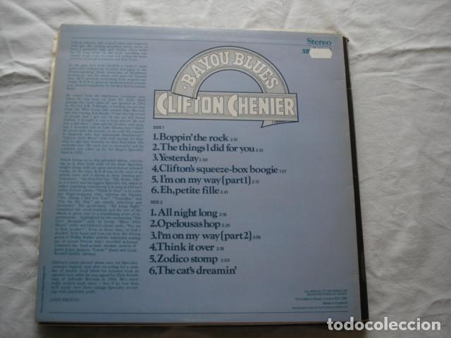 Discos de vinilo: Clifton Chenier   Bayou Blues - Foto 2