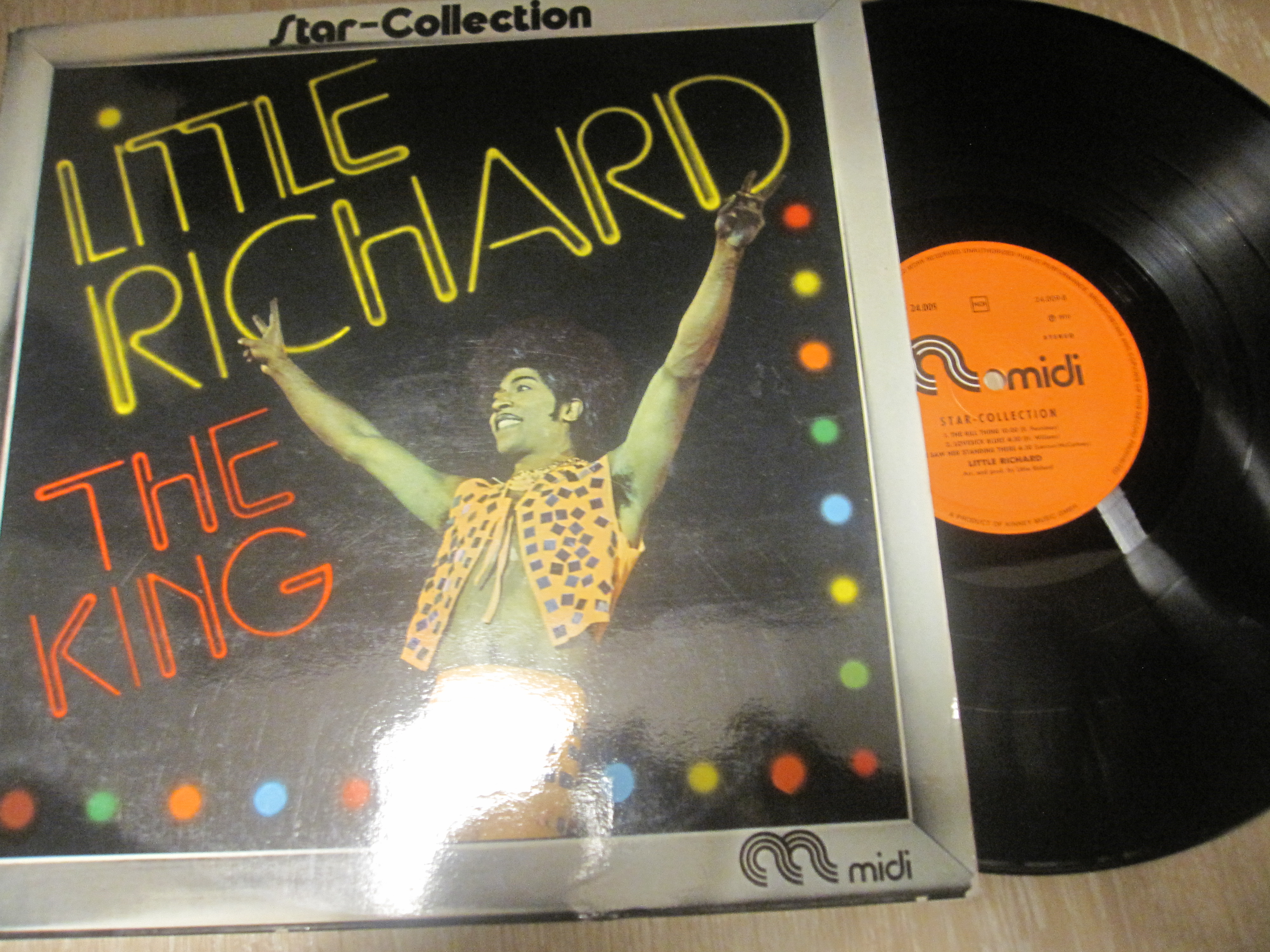 Discos de vinilo: LITTLE RICHARD THE KING Star collection. - Foto 1