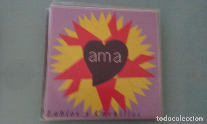 Discos de vinilo: SINGLE AMA. Labios y cuchillos. JAMMIN RECORDS 1992. COMO NUEVO. - Foto 1