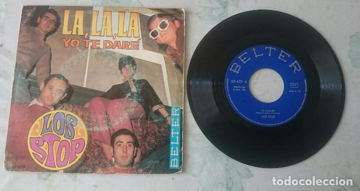 Discos de vinilo: Los Stop: La, la, la / Yo te dar&eacute; (Belter 1968) - Foto 1