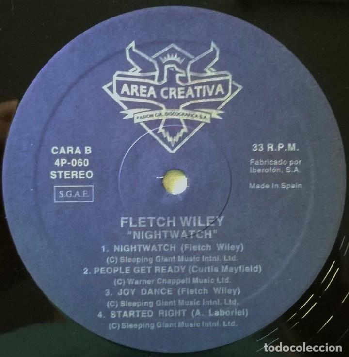 Discos de vinilo: Fletch Wiley, Nightwatch, Area Creativa-4P-060 - Foto 4