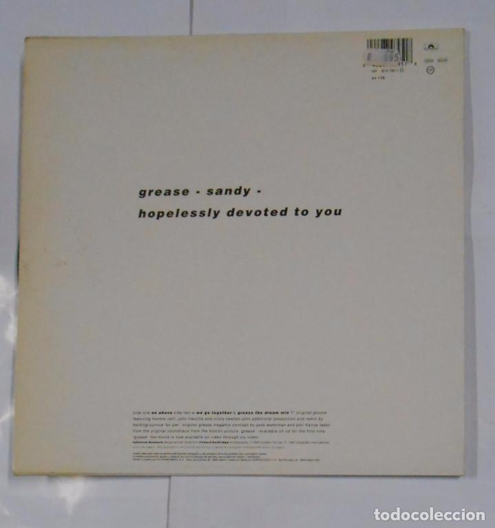 Discos de vinilo: GREASE. - THE DREAM MIX. - MAXI-SINGLE. TDKDA21 - Foto 2