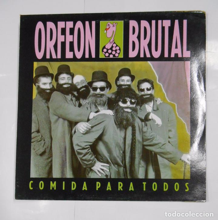 Discos de vinilo: ORFEON BRUTAL. - COMIDA PARA TODOS. LP. TDKDA21 - Foto 1