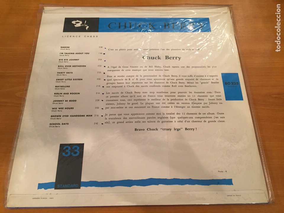 Discos de vinilo: Chuck Berry - Eddy Mitchell - Les Rois Du Rock - Foto 2