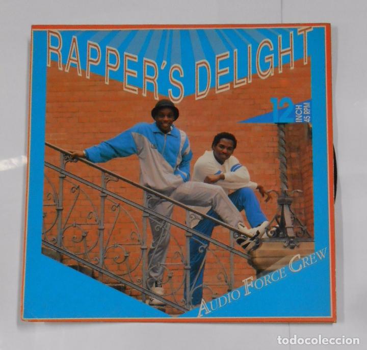 Discos de vinilo: RAPPERS DELIGHT. AUDIO FORCE CREW. MAXI-SINGLE. TDKDA21 - Foto 1
