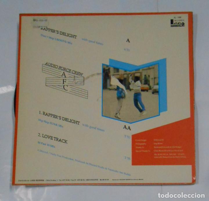 Discos de vinilo: RAPPERS DELIGHT. AUDIO FORCE CREW. MAXI-SINGLE. TDKDA21 - Foto 2