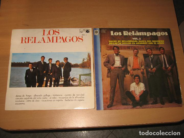 Discos de vinilo: 2 LP LOS RELAMPAGOS SAME + VOL . 2 - Foto 1