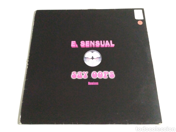 Discos de vinilo: E-Sensual - Say Oops (Remixes) - Foto 1