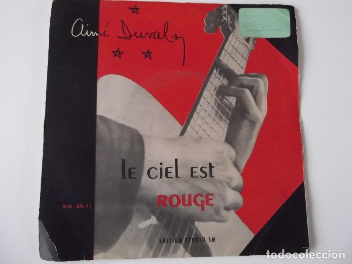 Discos de vinilo: AIME DUVAL - Le ciel est rouge - Foto 1