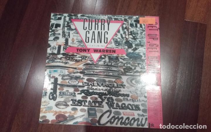 Discos de vinilo: Curry gang featuring tony warren-get up,get down.maxi - Foto 2