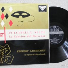 Discos de vinilo: STRAWINSKY PULCINELLA SUITE LA CANCION DEL RUISEÑOR LP VINYL MADE IN SPAIN 1960