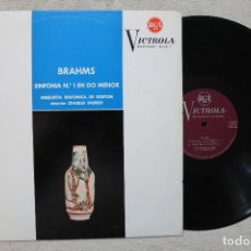 Discos de vinilo: BRAHMS SINFONIA N.1 LP VINYL MADE IN SPAIN 1965