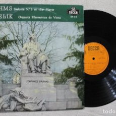 Discos de vinilo: BRAHMS SINFONIA N.3 KUBELIK LP VINYL MADE IN SPAIN 