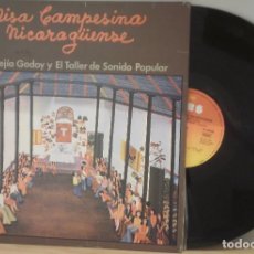 Discos de vinilo: LP	MISA CAMPESINA NICARAGÜENSE - CARLOS MEJÍA GODOY Y EL TALLER DE SONIDO POPULAR	LP	CBS 1977. Lote 103830759