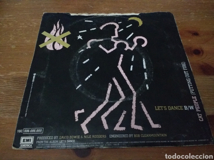 Discos de vinilo: David Bowie - Bailemos - Lets dance - - Foto 2
