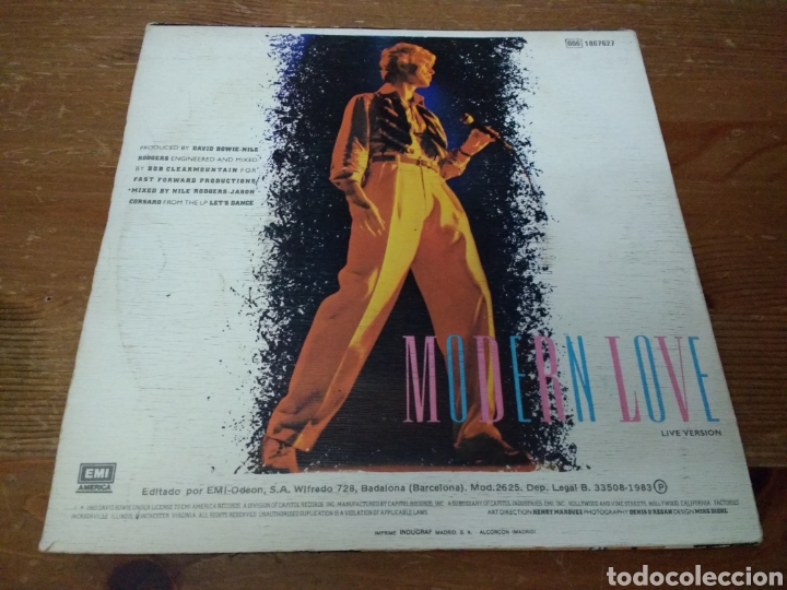 Discos de vinilo: David Bowie - Modern Love - - Foto 2