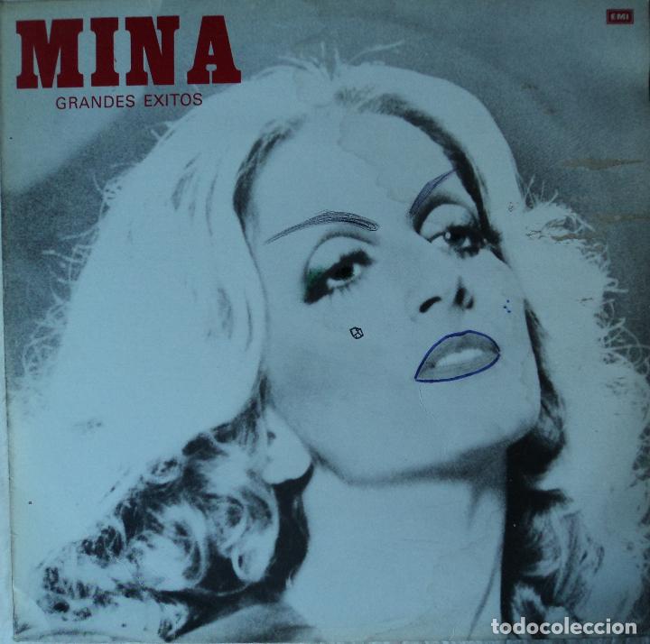 Discos de vinilo: Mina - Grandes Exitos - Edici&oacute;n de 1986 de Venezuela - Foto 1