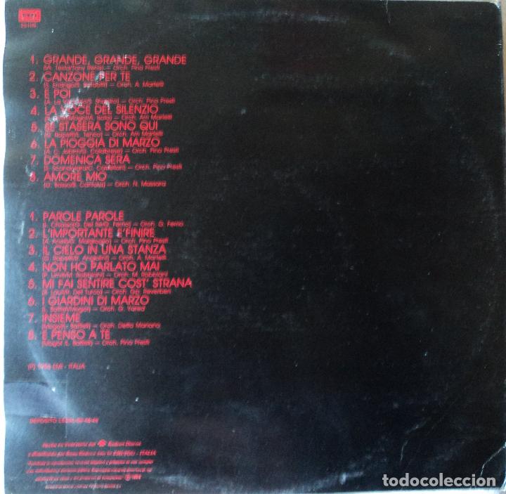 Discos de vinilo: Mina - Grandes Exitos - Edici&oacute;n de 1986 de Venezuela - Foto 2