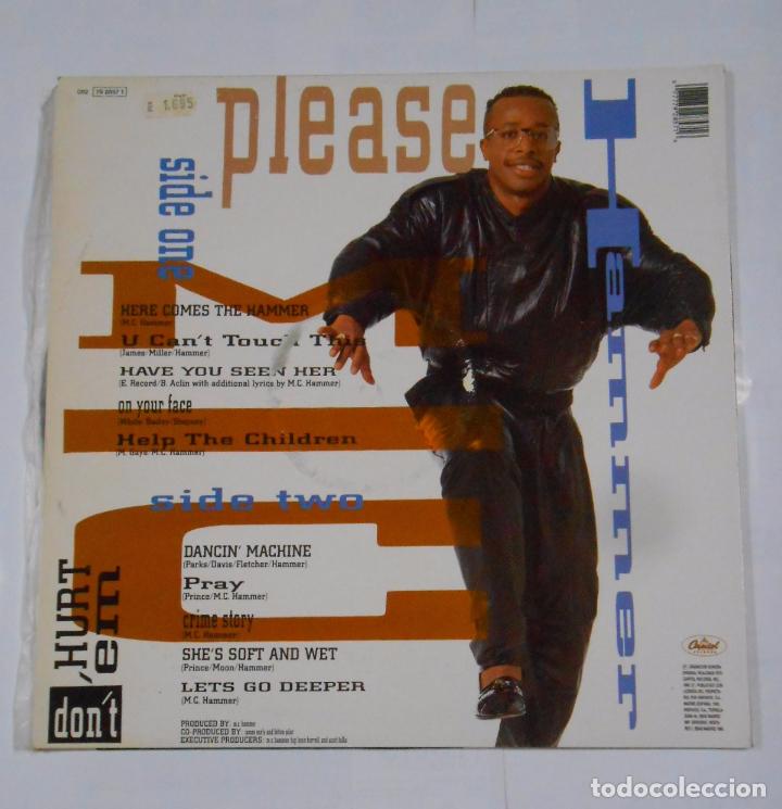 Discos de vinilo: MC HAMMER. PLEASE HAMMER DONT HURT EM. TDKDA8 - Foto 2