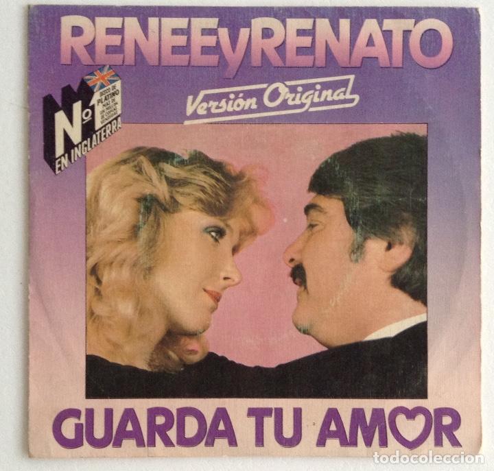Discos de vinilo: RENEE Y RENATO Guarda tu amor - Foto 1