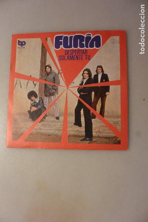 Discos de vinilo: DISCO SINGLE FURIA DESPERTAR SOLAMENTE TU. BELTER. - Foto 1