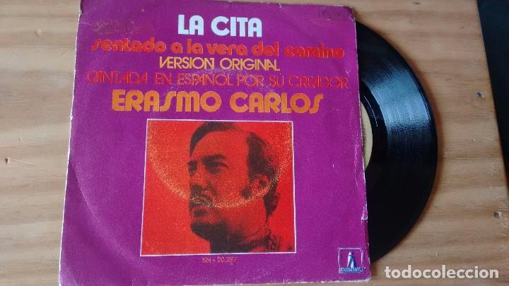 Discos de vinilo: SINGLE (VINILO) DE ERASMO CARLOS A&Ntilde;OS 60 - Foto 1