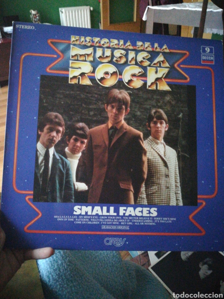 Discos de vinilo: Historia de la m&uacute;sica rock small faces - Foto 1